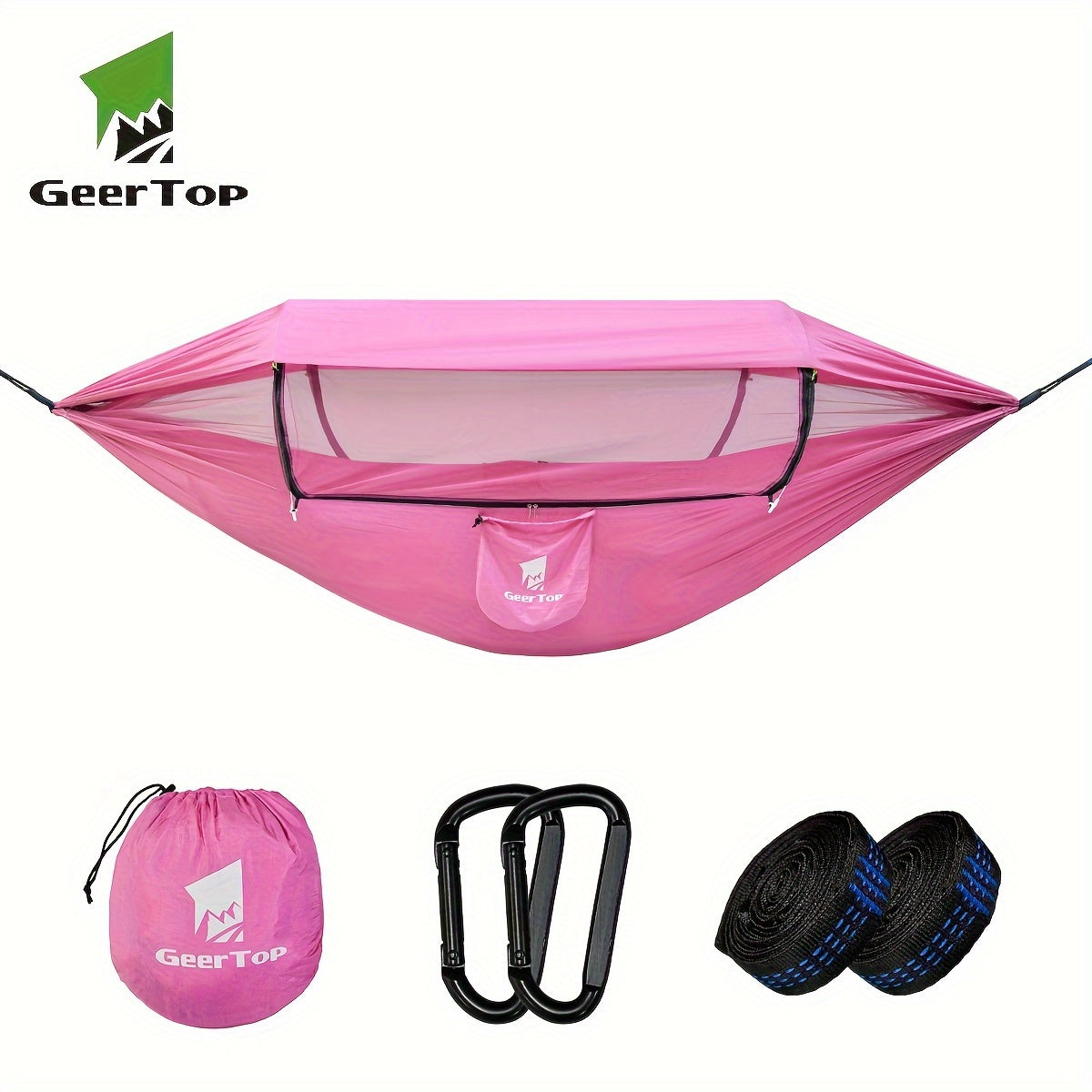 GeerTop 3-in-1 Camping Hammock with Mosquito Net