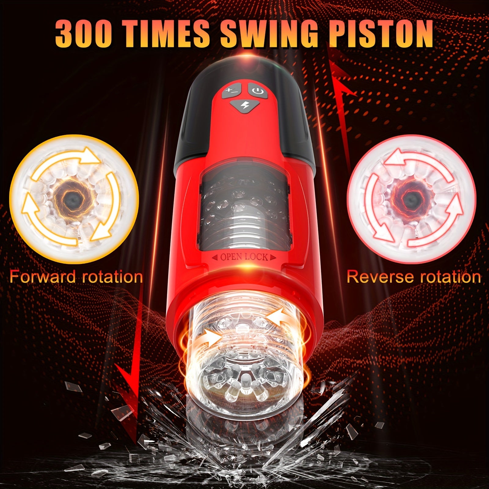 Deluxe 7-Mode Automatic Male Masturbator Cup - Clickilix