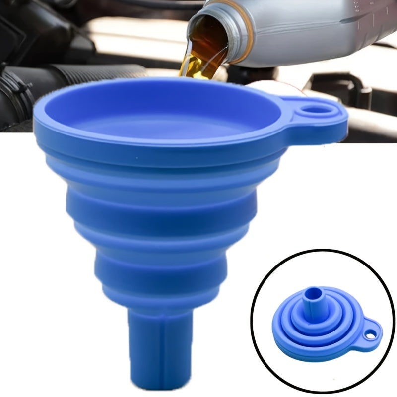 Large Universal Silicone Car Oil Funnel
