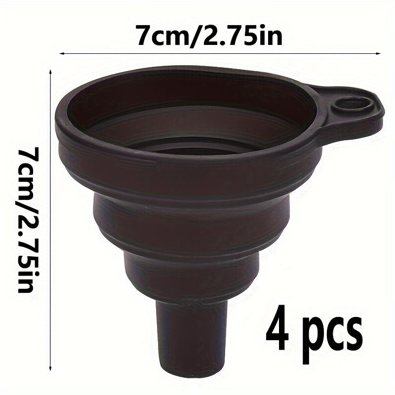 Flexible Long Neck Silicone Funnel