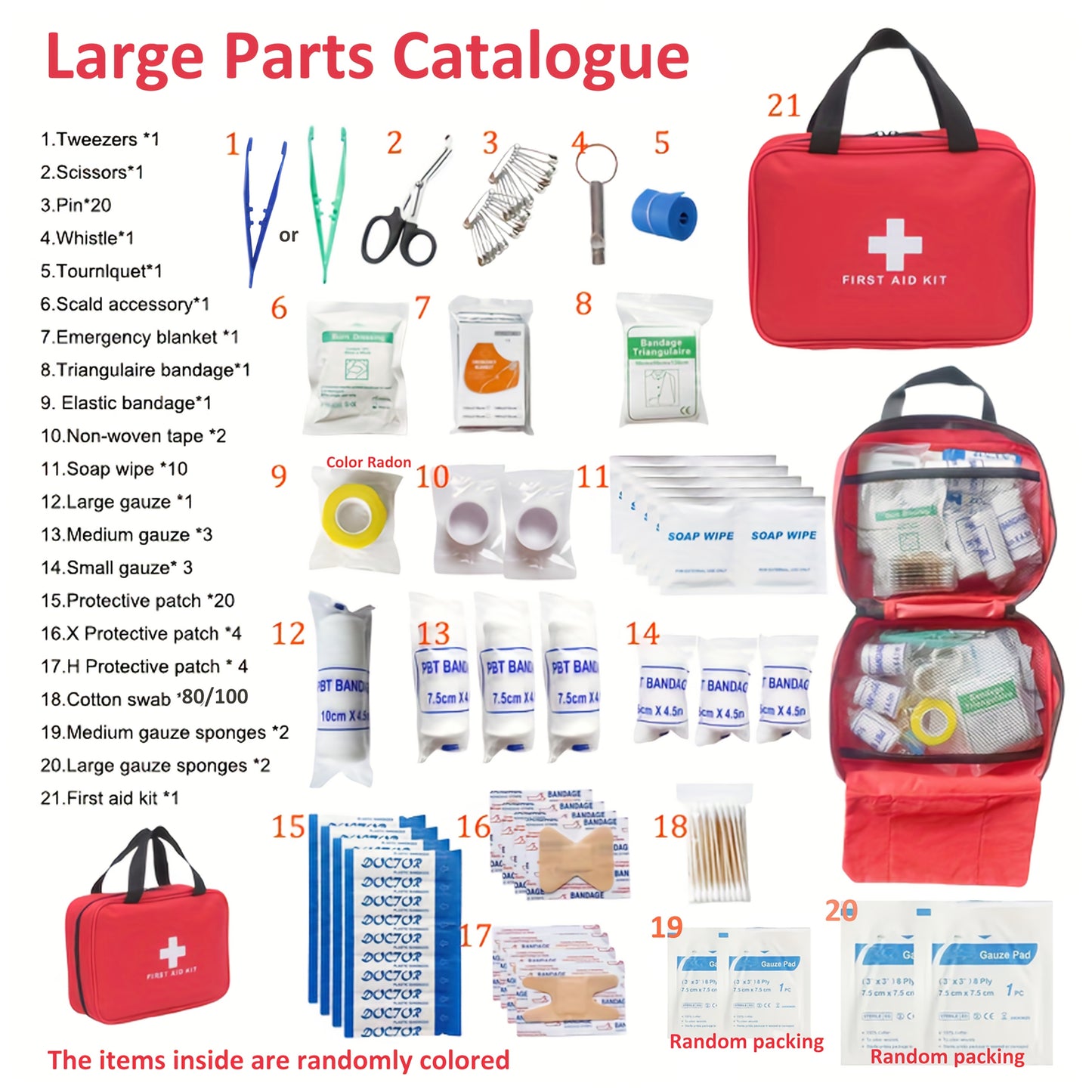 Ultimate 160/27-Piece First Aid Kit Survival Gear