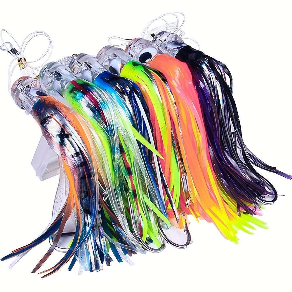 Resin Octopus Skirt Lure – 22cm Deep Sea Trolling Bait - Clickilix