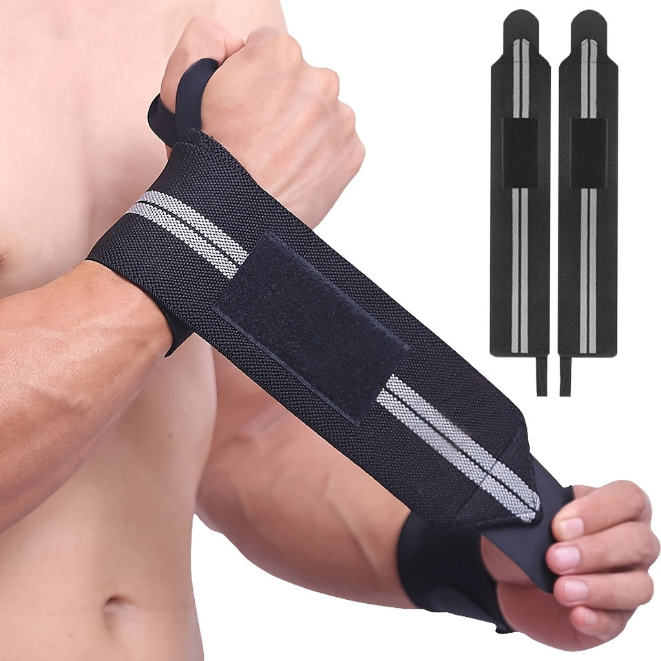 Wrist Strap Pair for Weightlifting & Gym Training - Clickilix