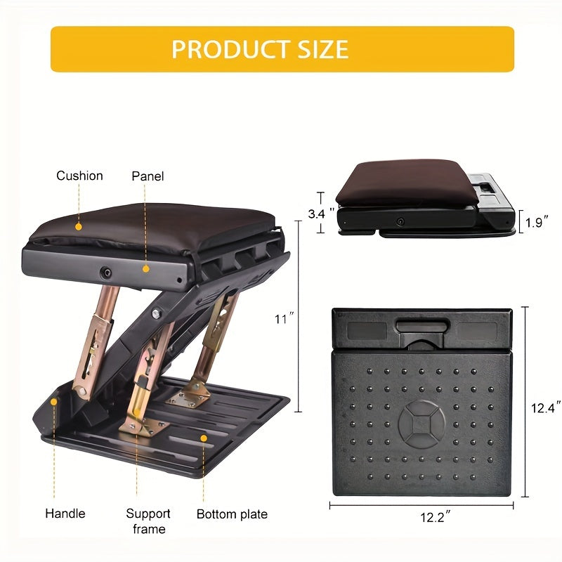 Ergonomic Adjustable Footrest for Office & Home