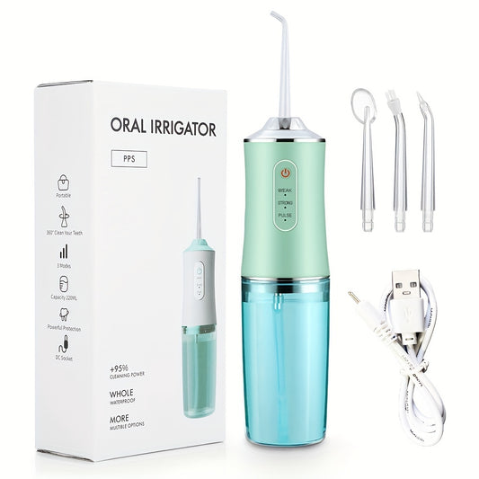 Cordless Water Flosser Oral Irrigator Set