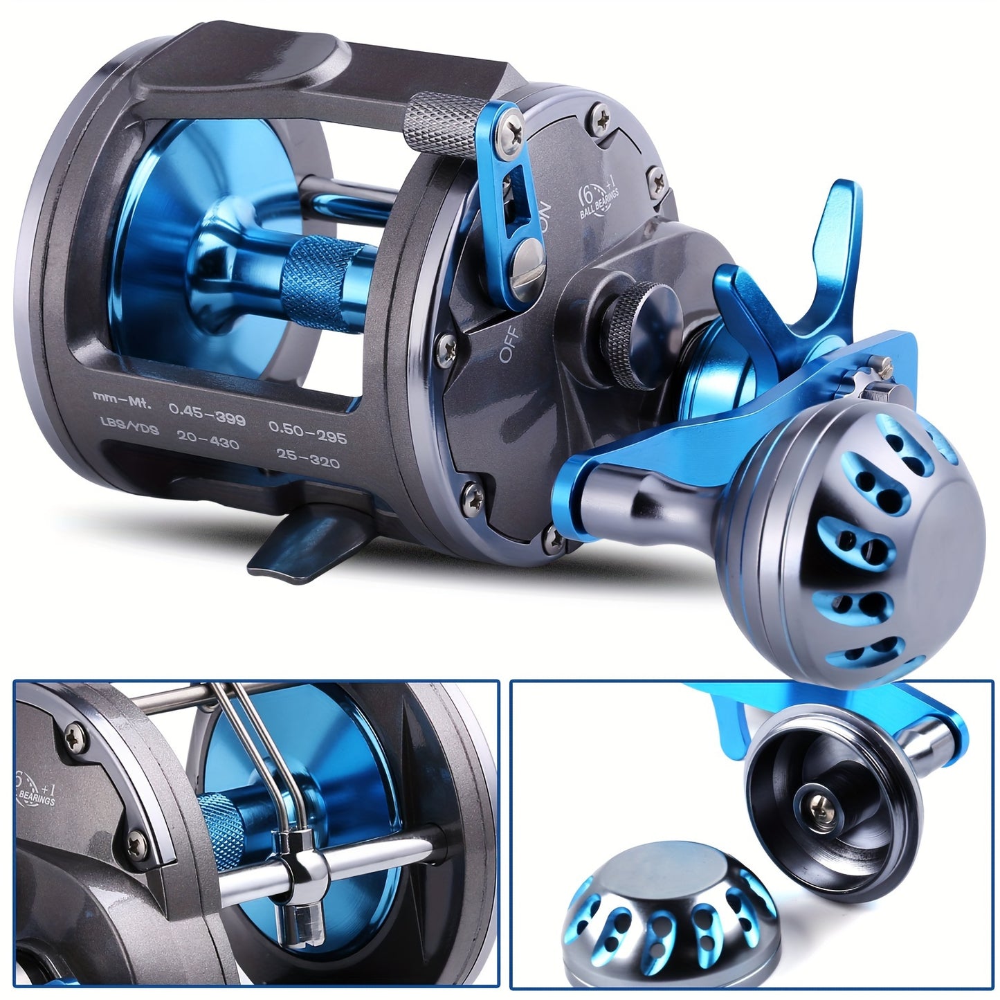 Sougayilang 6+1BB Spinning Reel – Smooth & Lightweight - Clickilix