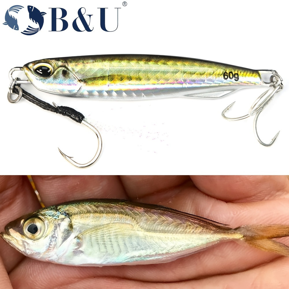Ultimate Metal Jig Spoon – 3D Saltwater Fishing Lure - Clickilix