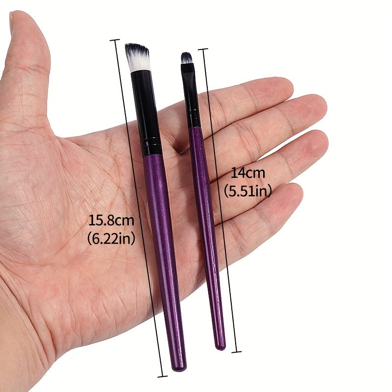 20/23pcs Professional Makeup Brush Set – Black or Purple - Clickilix