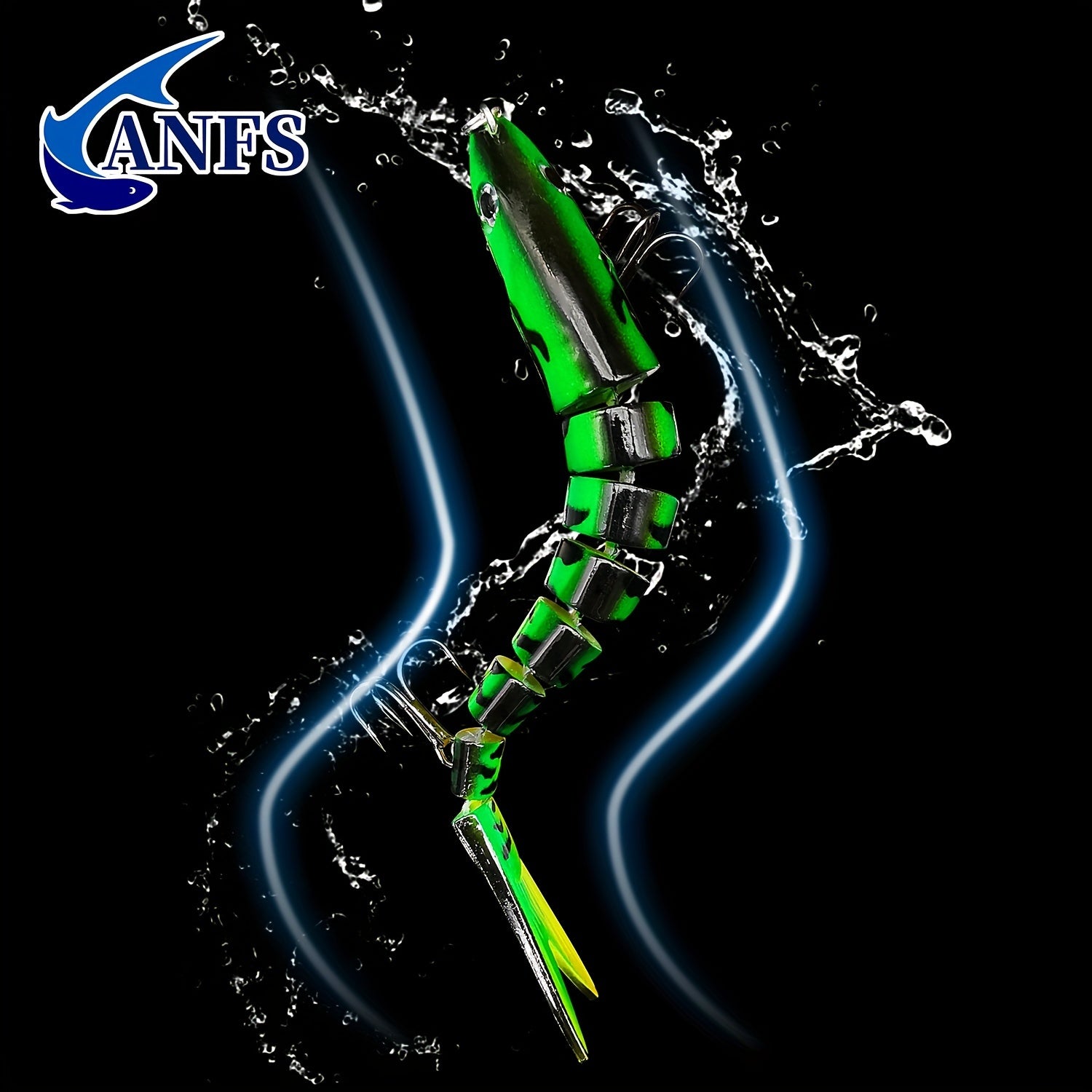 Multi-Jointed Swimbait Crankbait for Bass & Trout - Clickilix