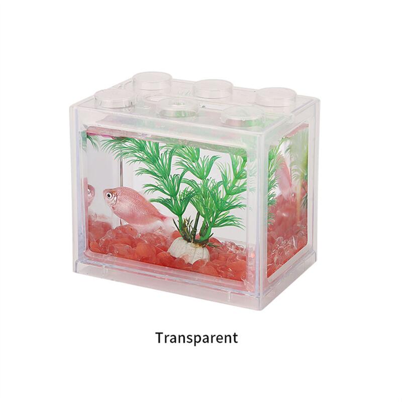 High-Quality Mini Plastic Fish Tank – Compact & Clear - Clickilix
