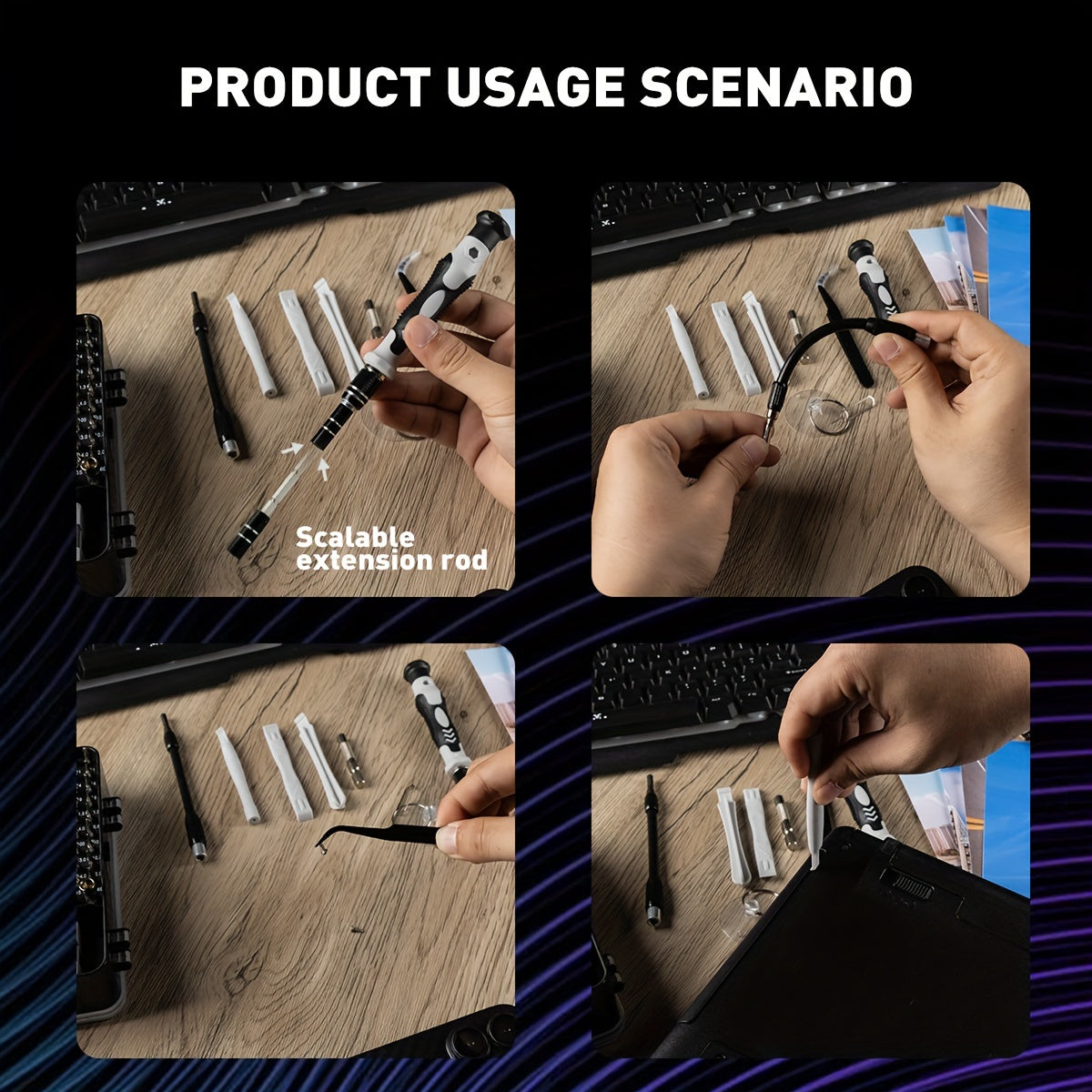 117-in-1 Precision Screwdriver Set for Electronics Repair - Clickilix