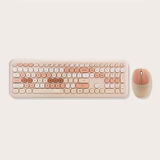 Silent USB Wireless Keyboard and Mouse Set - Clickilix