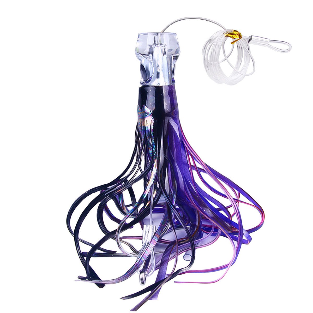 Resin Octopus Skirt Lure – 22cm Deep Sea Trolling Bait - Clickilix
