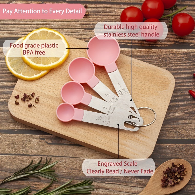 10pcs Premium Measuring Cups & Spoons – Stainless Steel - Clickilix