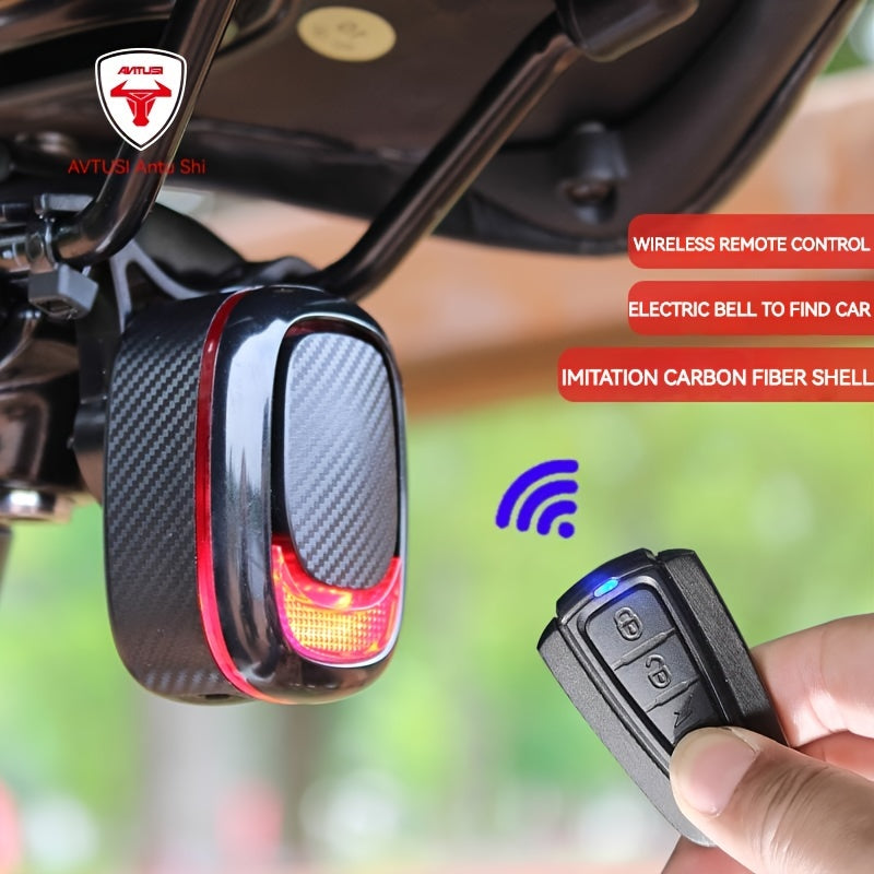 Wireless Bike Taillight with Brake Sensor & Alarm