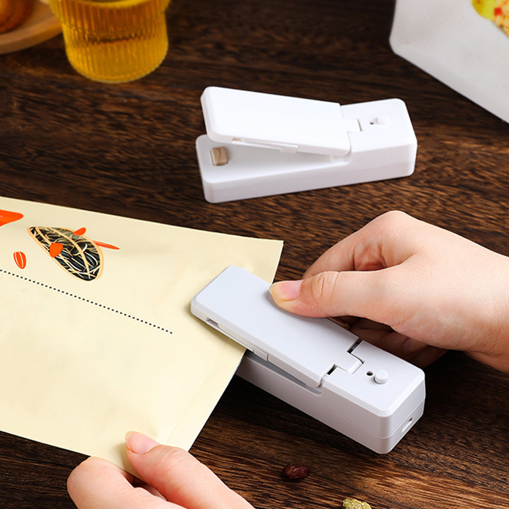 Mini USB Bag Sealer & Opener – 2 in 1 Tool - Clickilix