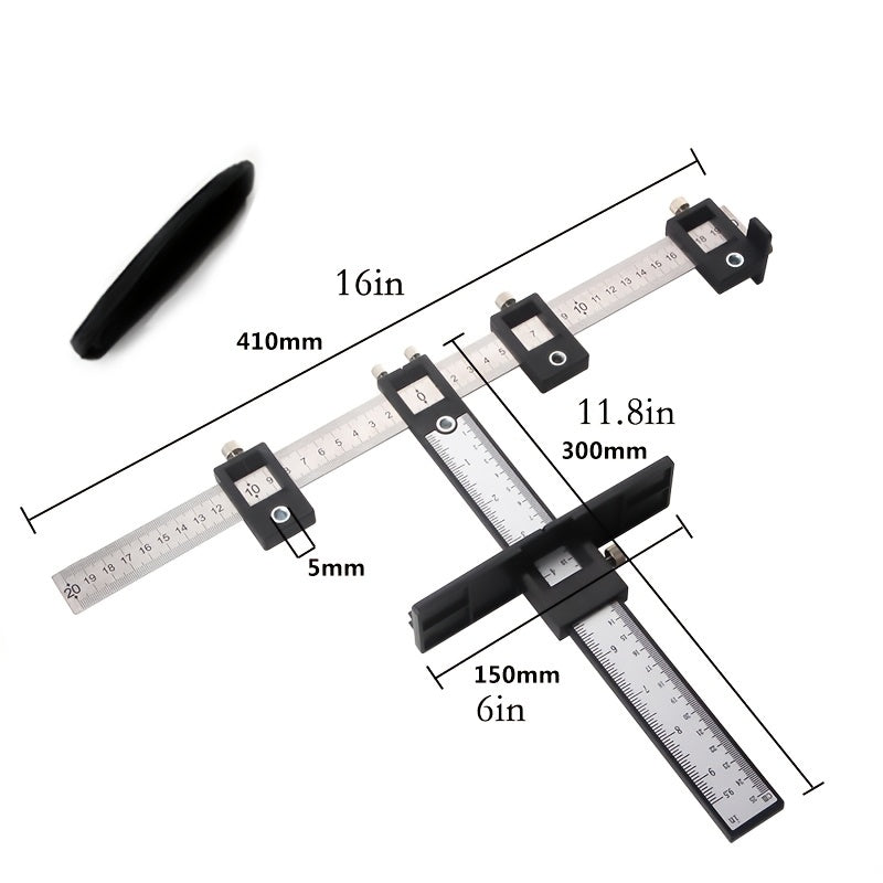 Precision Cabinet Hardware Jig Tool for Easy Drilling - Clickilix