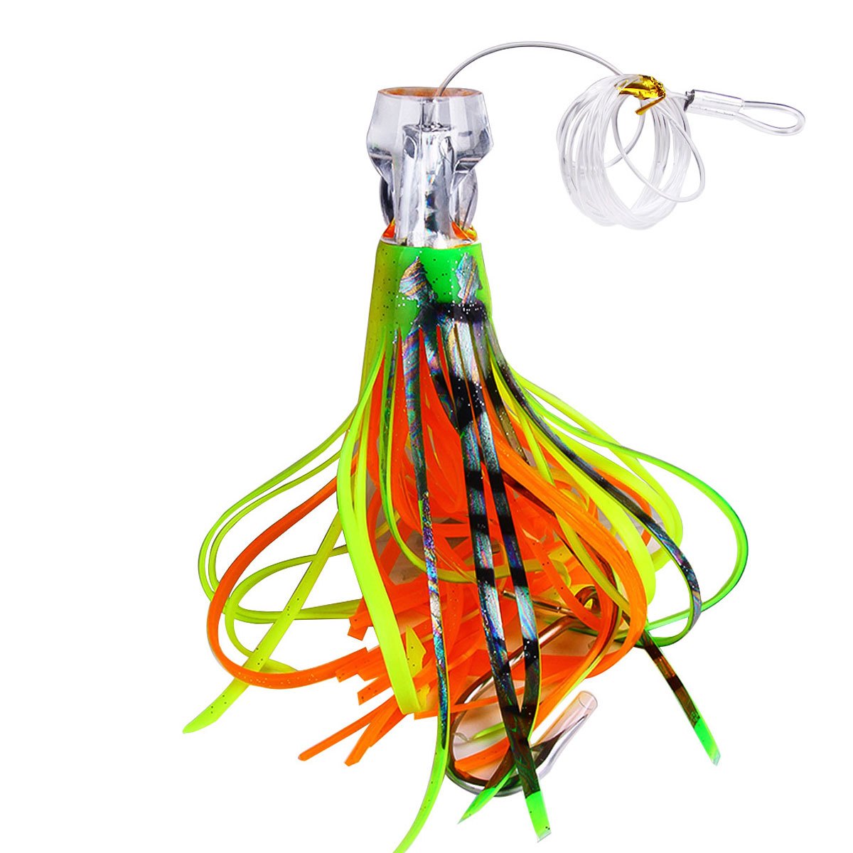 Resin Octopus Skirt Lure – 22cm Deep Sea Trolling Bait - Clickilix