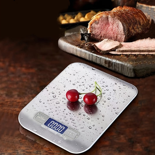 Weluvfit Digital Kitchen Scale Stainless Steel