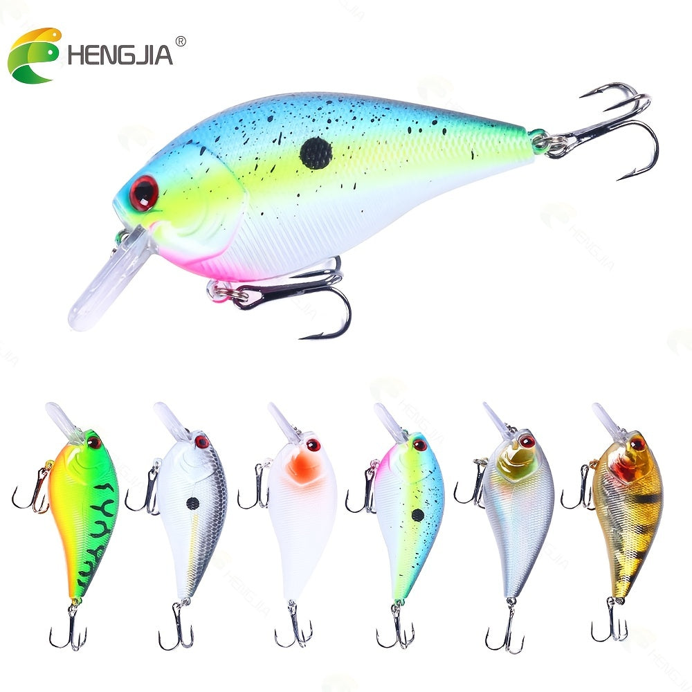 6pcs Crankbait Fishing Lure Set – Bass & Pike Hard Baits - Clickilix