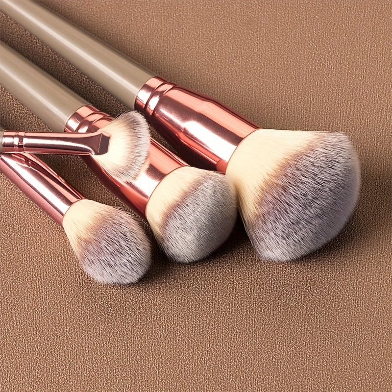 15pcs Professional Makeup Brush Set with Carry Bag - Clickilix