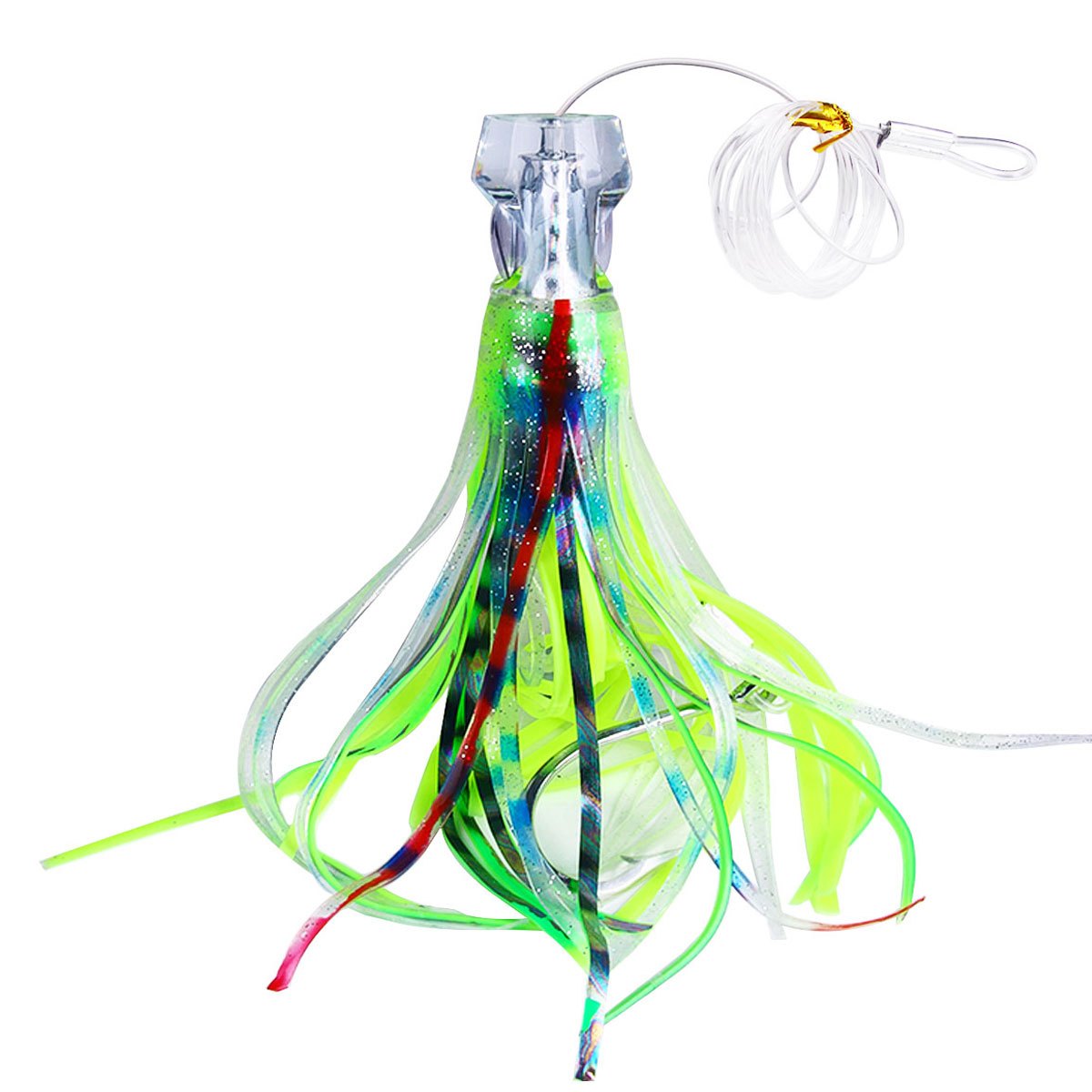Resin Octopus Skirt Lure – 22cm Deep Sea Trolling Bait - Clickilix