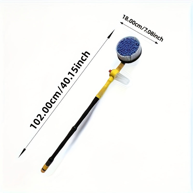 360° Spin Car Wash Brush Kit – Extendable with Spray Nozzle - Clickilix