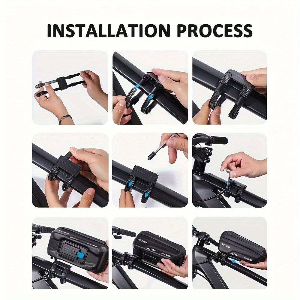 WILD Waterproof Bike Handlebar Bag with Phone Case - Clickilix