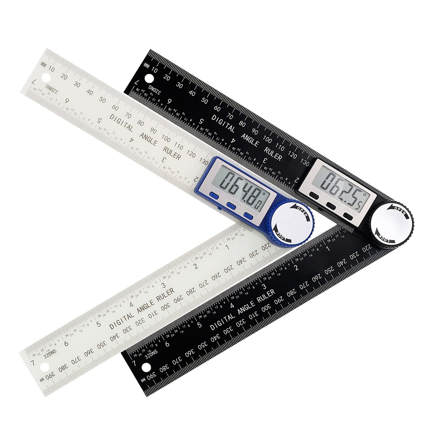 2-in-1 Digital Angle Finder Ruler – 7" / 200mm Tool - Clickilix