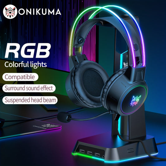 ONIKUMA Gaming Headset with Mic & Noise Isolation