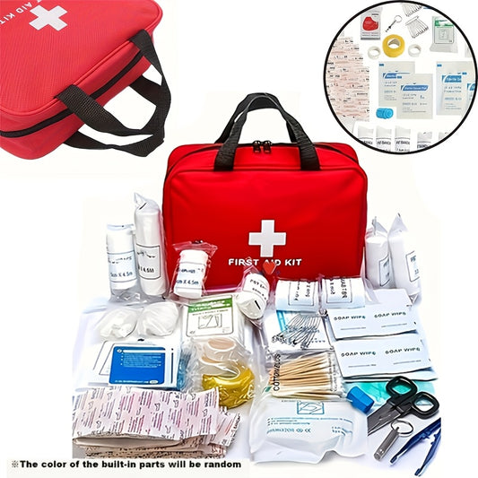 160pcs Outdoor First Aid Kit Bag Compact