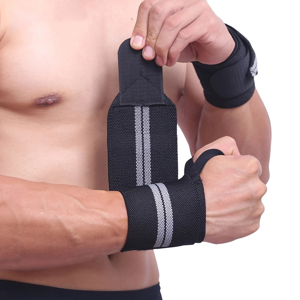 Wrist Strap Pair for Weightlifting & Gym Training - Clickilix