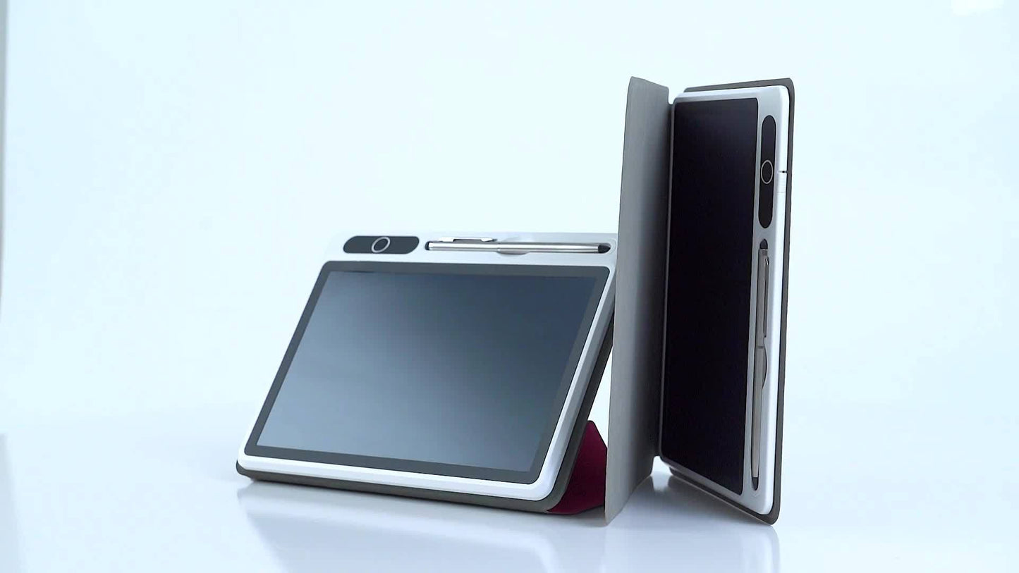 10-Inch LCD Writing Tablet with Leather Case – Digital Memo - Clickilix