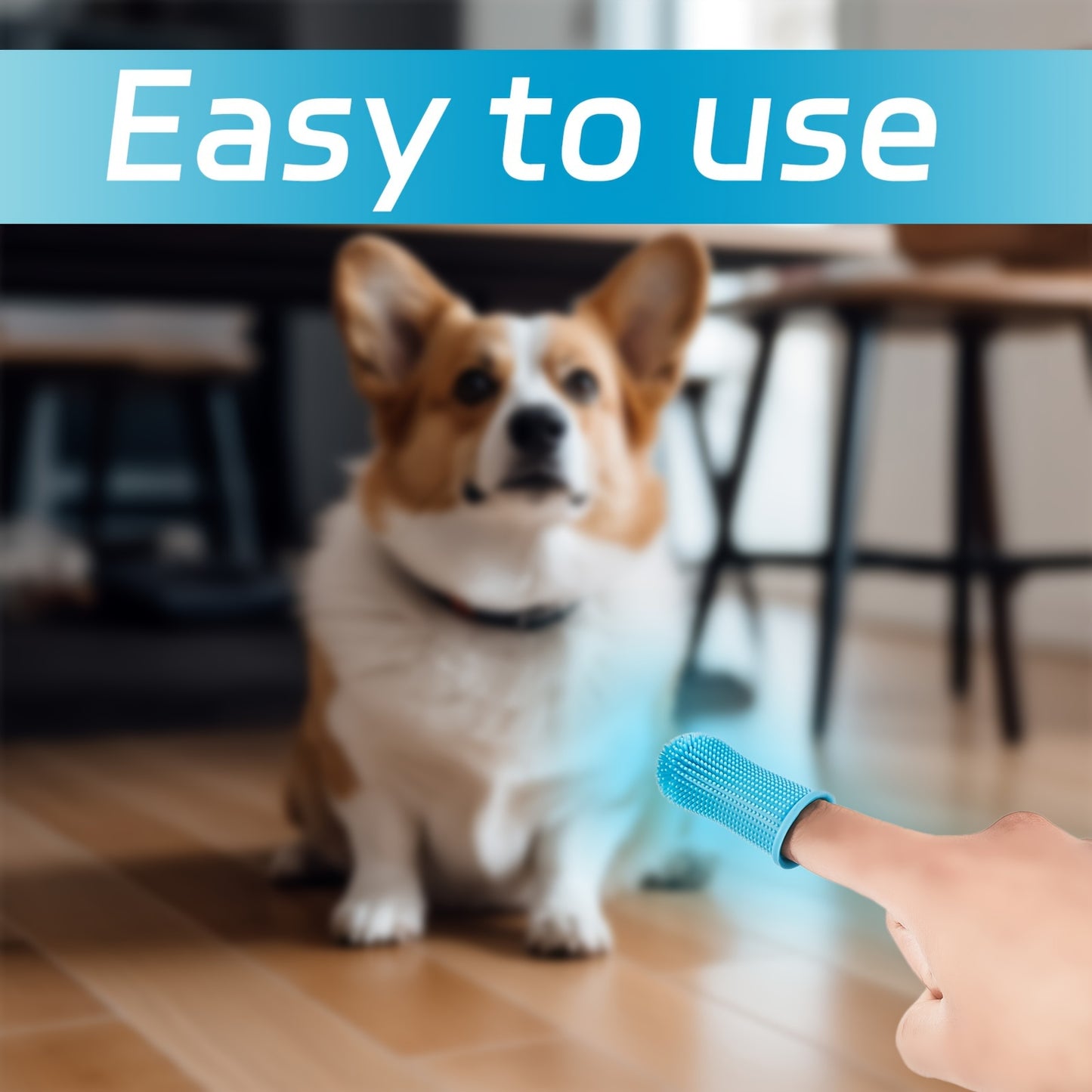 Soft Silicone Pet Toothbrush for Dogs & Cats - Clickilix