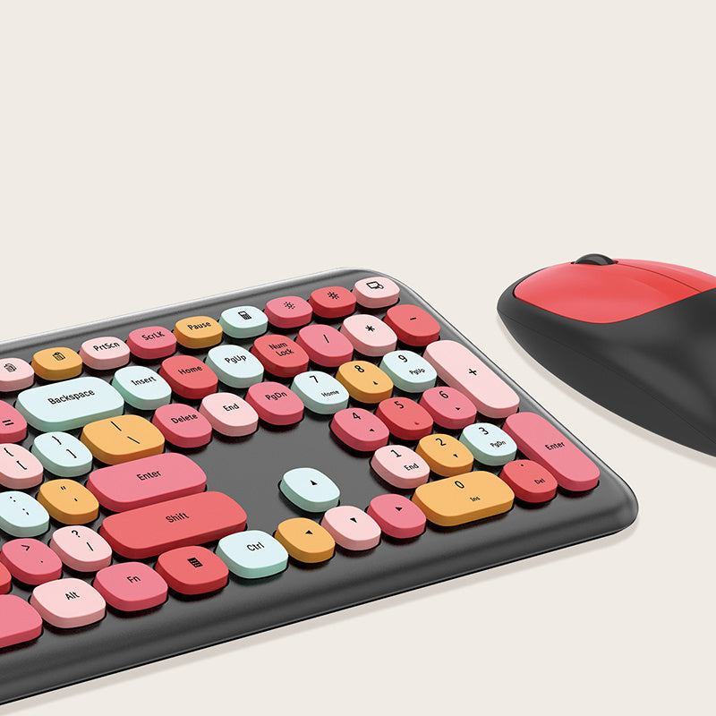Silent USB Wireless Keyboard and Mouse Set - Clickilix