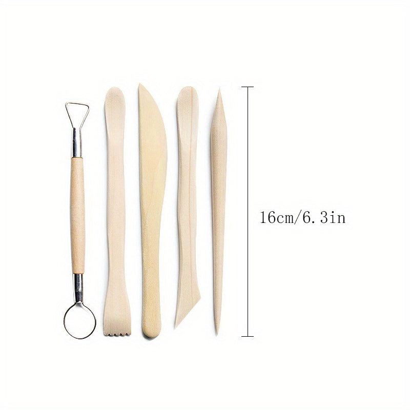 24pcs Polymer Clay Sculpting Tools Kit
