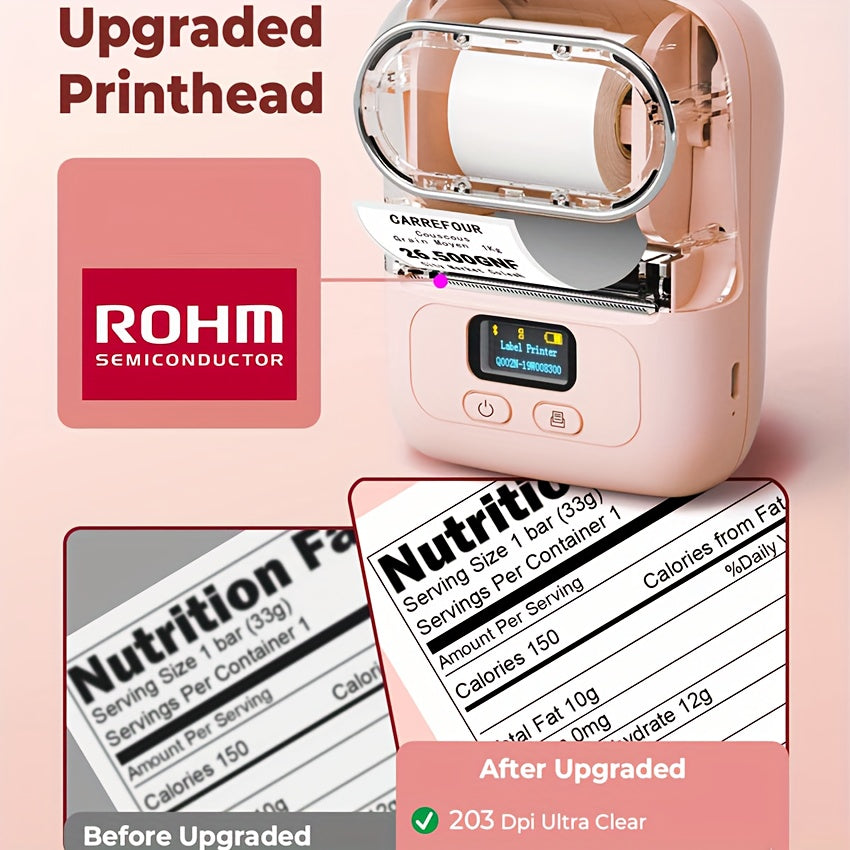 M110 Portable Wireless Thermal Label Maker Printer - Clickilix