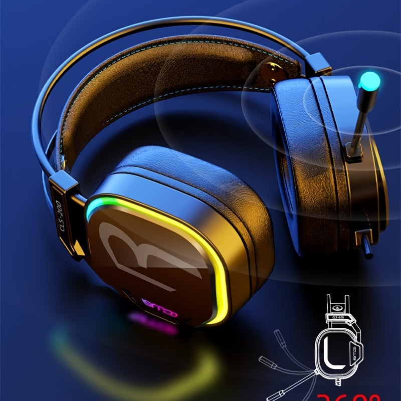 COLUSI CLS-200 RGB Gaming Headset – Surround & Mic - Clickilix