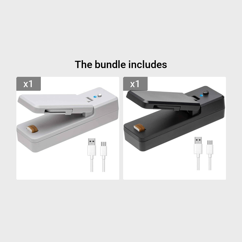 Mini USB Bag Sealer & Opener – 2 in 1 Tool - Clickilix