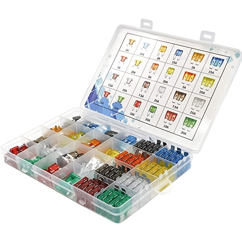 300pcs Car Blade Fuse Assortment Kit Set - Clickilix