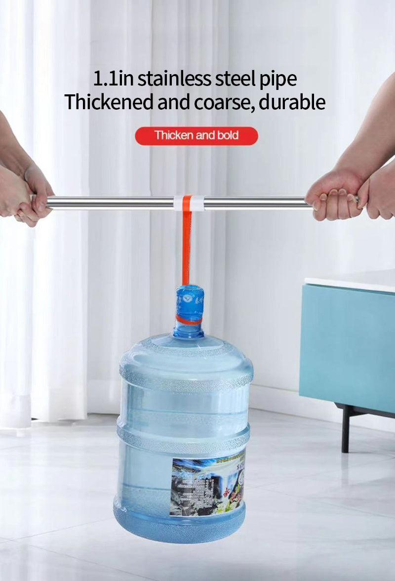 59" Hands-Free Flat Mop Set with Pads