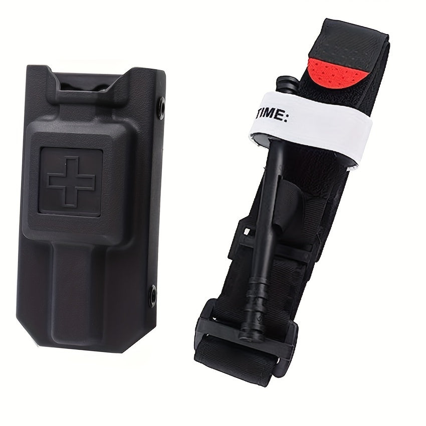 One-Handed Tourniquet with Holder – First Aid Kit