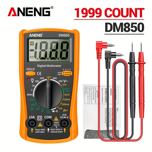 DM850 Digital Multimeter – Auto AC/DC Voltage Tester - Clickilix