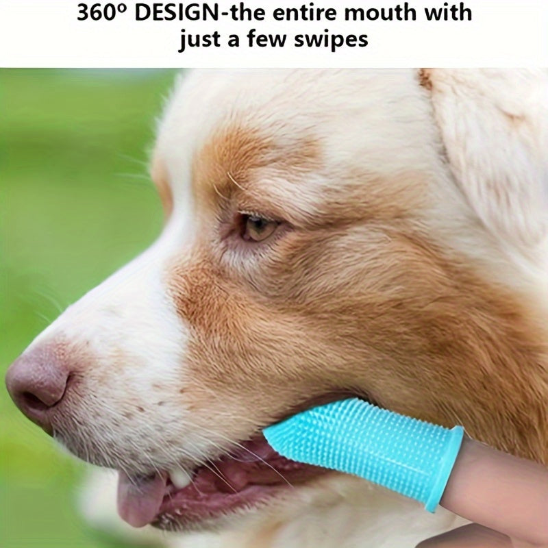 Soft Silicone Pet Toothbrush for Dogs & Cats - Clickilix