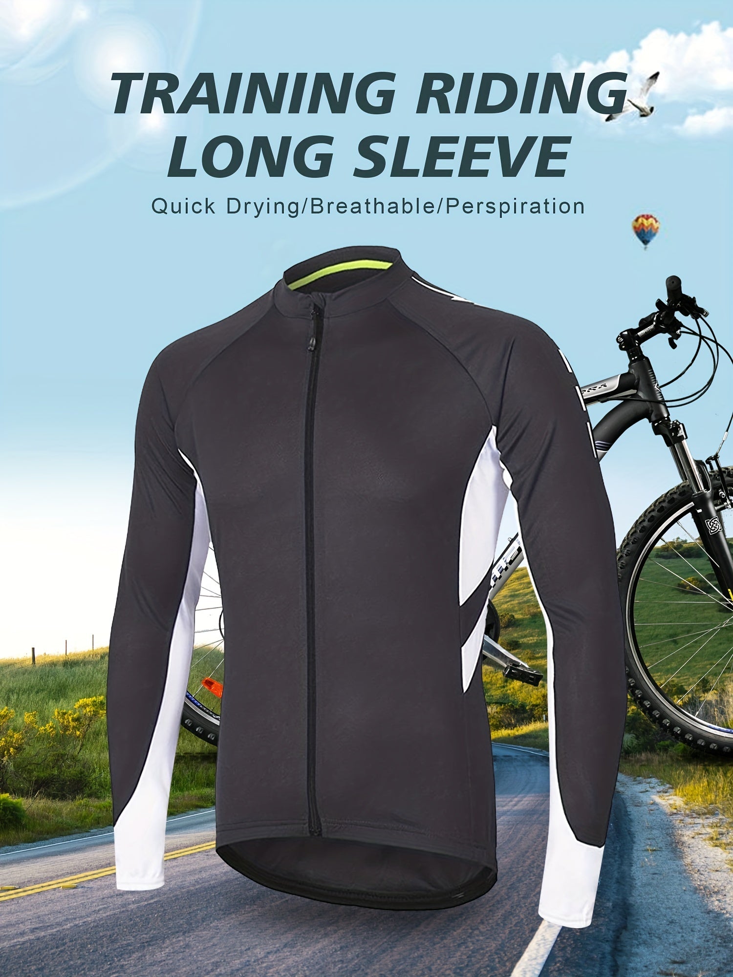 Men’s Elite Cycling Jersey – Quick-Dry, Full Zip, Pockets - Clickilix