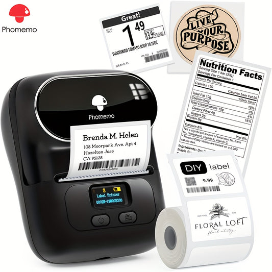 M110 Portable Wireless Thermal Label Maker Printer - Clickilix