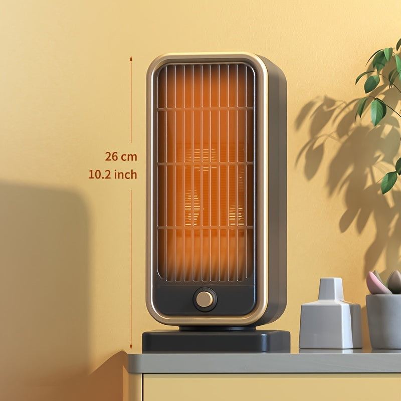500W Portable Ceramic Heater with Thermostat – Quiet & Safe - Clickilix