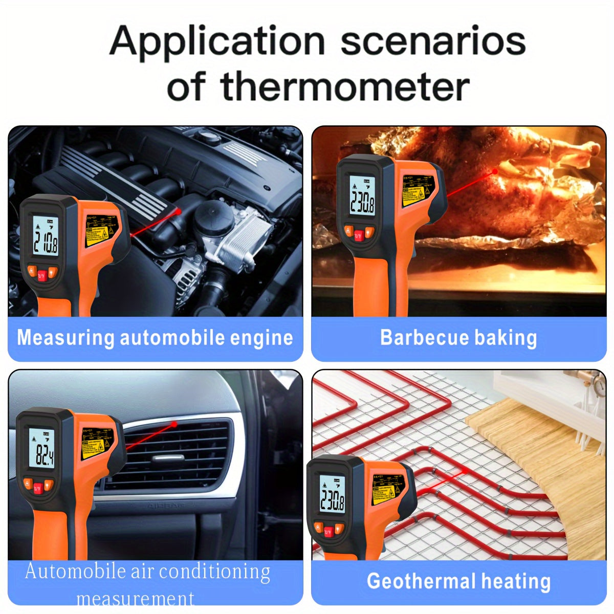 NJTY Infrared Thermometer Gun – High Precision, No Contact - Clickilix