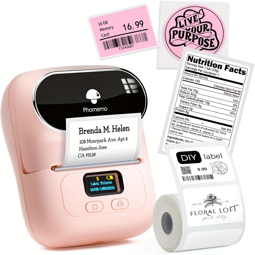 M110 Portable Wireless Thermal Label Maker Printer - Clickilix
