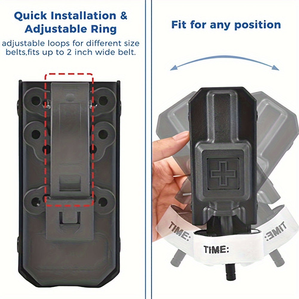 One-Handed Tourniquet with Holder – First Aid Kit
